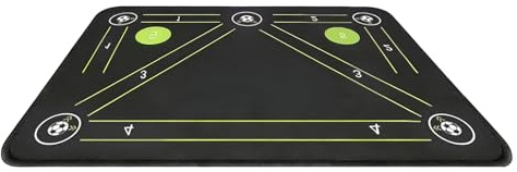 Soccer Practice - Football Mat for Training | 50x80cm Shock Absorption Diatomaceous Design, Indoor Outdoor Equipment, Ball Control Accessory, Footwork Skills Tool, Kids Youth Sports Practice Gear