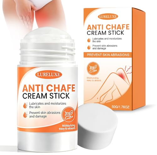 40g Stick Anti Sfregamento,Bastone Antisfregamento per Pelle,Crema Antisfregamento Cosce,Previene Efficacemente Sfregamenti,per Cosce,Spalle,Petto e Piedi