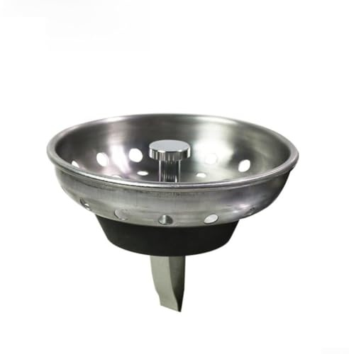 Kitchen Sink Drain Stopper, 80mm Stainless Steel Strainer, Effective Filtration Prevents Clogging, Rust Resistant Design, for Standard Kitchen Sinks