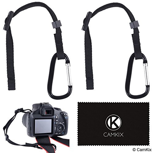 CAMKIX Tether with Caribiner for Cameras