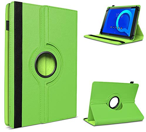 UC-Express Tablet Hülle - kompatibel mit Telekom T Tablet 10,4 Zoll Geräten - 360 Grad Schutzhülle für Tablets - Tablet Tasche - ultradünne Tablet Case, Farbe:Grün