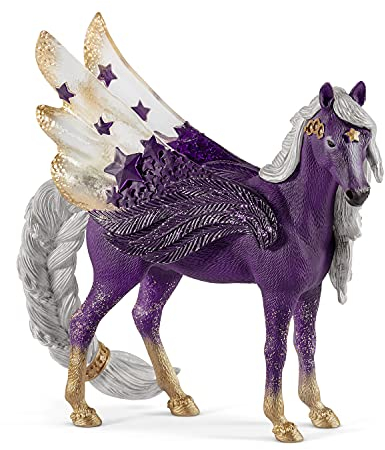 SCHLEICH BAYALA | Sternen-Pegasus Stute 70579 | detailgetreue, Fantastische Figuren | tolles Geschenk für Mädchen und Jungen | wunderschöne Sammelfiguren | Spielfigur ab 5 Jahren | 13 x 4 x 13 cm