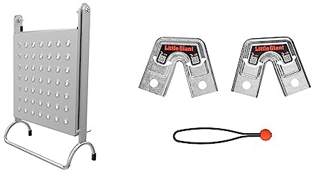 Little Giant Ladder Systems, Work Platform & Trestle Brackets, Aluminum, 375 lbs Weight Rating, Fits Most Multi-Position Models