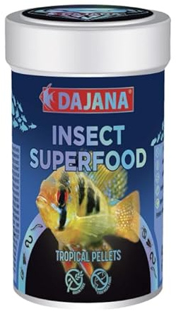 Tropisk fiskpellets Insect Superfood Dajana 140g: överlägsen näring med insekter