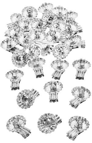 Garneck 72 STK Kerzenhalter-Clips Weihnachtskerzenclip Schöner Kerzenhalter-Clip Christbaum Christbaum -Clip schmücken Weihnachtsbaum-Kerzenclip-Dekore