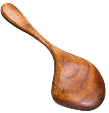 SHOWERORO Holzlöffel Für Suppe Und Soße Kochlöffel Aus Holz Servierlöffel Für Küche Hot Pot Löffel Küchenbedarf Mit Ergonomischem Griff