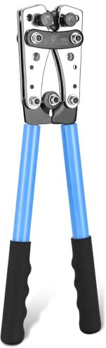 Pince à sertir 16 mm² Pince à sertir pour cosses de câble 10-1/0 et 6/10/16/25/35/50 Mm²