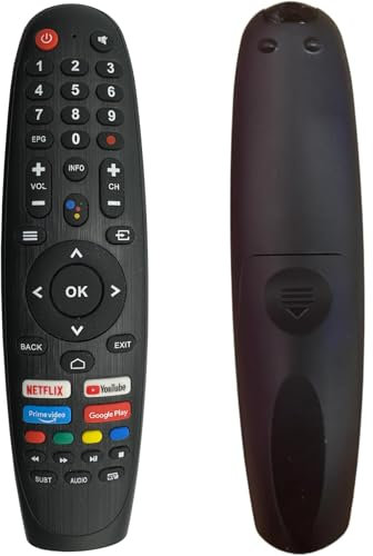 Mando a Distancia para Smart Tech TV 32HA10T3 32HA10V3 43QA20V3 43UA10V3 43UA20T3 50UA10V3, No Hay función de Voz