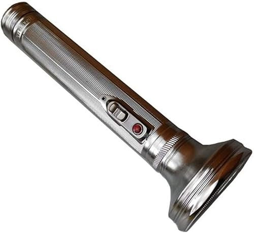 CRCRC Linterna de metal vintage con interruptor: linterna de mano, linterna con pilas for exteriores, camping, uso de emergencia, diseño retro clásico
