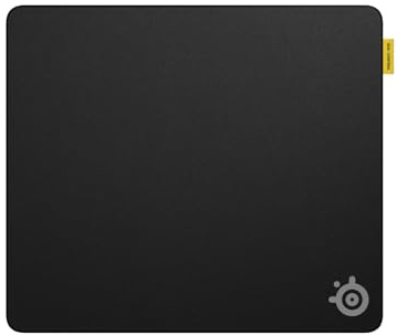 SteelSeries QcK L Performance Control Gaming Mousepad — Extra Density for a Smooth Glide — Low-Profile Edge Stitching — Non-Slip Neoprene Rubber Base — 16.54 x 19.29 inch — FPS, MOBAs, RTS, MMO