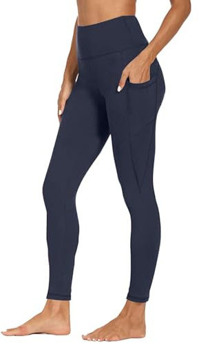 Kompressionsträning, hög midja, leggings för kvinnor, gymleggings, plusstorlek, yogabyxor, magkontroll, tights med hög midja, byxor för träning, löpning, sport med fickor, fitness