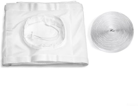 Kit de sellado de ventana eficiente para aires acondicionados portátiles y secadoras con configuración simple (90 x 210 cm)