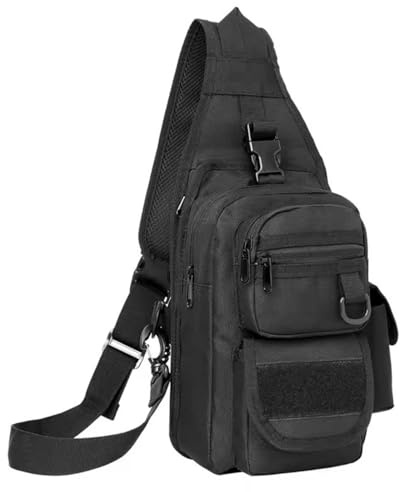 Taktische Pistolentasche, verdecktes Pistolenholster, Tragetasche für Handfeuerwaffen, für den täglichen Gebrauch im Freien, Werkzeugtasche, Verstellbarer Sling-Rucksack, Waffentasche