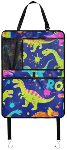 Protectores de asiento trasero de coche con tablet para organizar el asiento trasero para niños