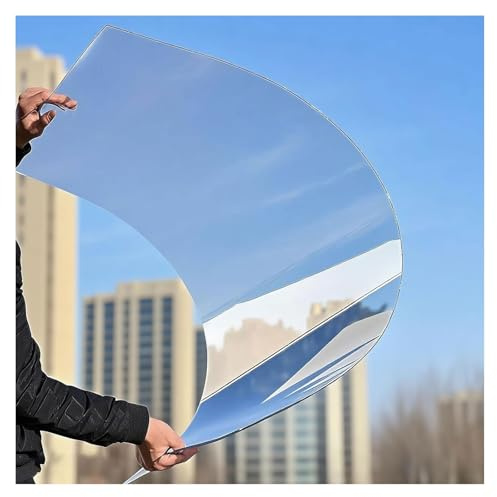 YYRHD-CZ Toiture en Polycarbonate Transparent, Pergola Transparente, Panneaux De Puits De Lumière À Monter Soi-même, Matériaux De Toiture, Imperméable, Résistant Aux UV, Isolant Thermique(3mm,0.6x5m)