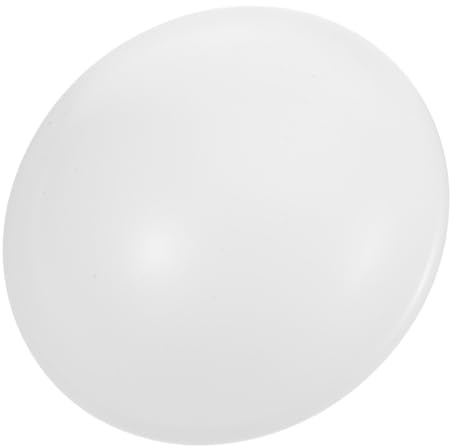 PRETYZOOM Abat-jour Forme de Champignon Blanc Diffuseur Acrylique pour Plafonnier et Ventilateur de Plafond Couverture de Luminaire Ronde pour Salon Chambre et Intérieure
