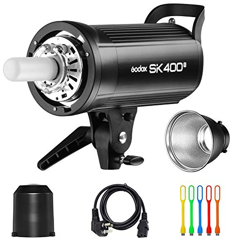 GODOX SK400II 400Ws Flash de Studio lumière stroboscopique avec Support Bowens et tête de Lampe, Lampe de modélisation 150W pour Studio