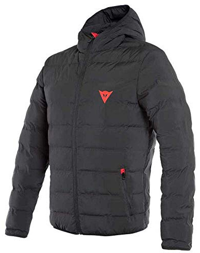 Dainese Down-Jacket Afteride, Chaqueta Impermeable Moto, negro, xl