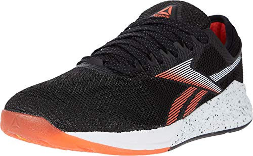 Reebok Herren Nano 9 Crosstrainer, Black/White/Vivid Orange, 47 EU