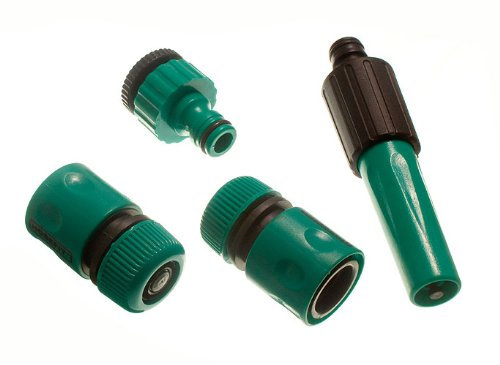 Schlauchverbinder Set 6 x Quick Fix + 3 Hahn & Reduzierstück 3 Sprühdüsen