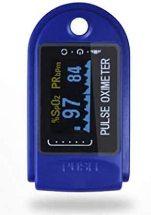 SATURIMETRO PROFESSIONALE DA DITO Pulsossimetro OSSIMETRO SPO2 dito e Cardiofrequenzimetro con display a colori ed orientabile | onda plestimografica