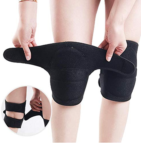 Bozaap 1 Paar Knieschützer, Schwamm Dance Knieschützer Frauen Mädchen, rutschfeste Knieschützer Atmungsaktiv Weicher Dicker Schwamm Sport Knieschützer