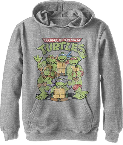 Nickelodeon Kids' Teenage Mutant Ninja Turtle Group Youth Pullover Hoodie