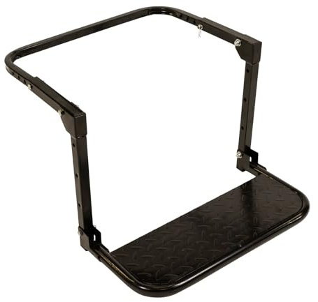 AG Automotive Radtritt Trittstufe Reifenauftritt für 14 bis 20 Zoll Felgen klappbar schwarz