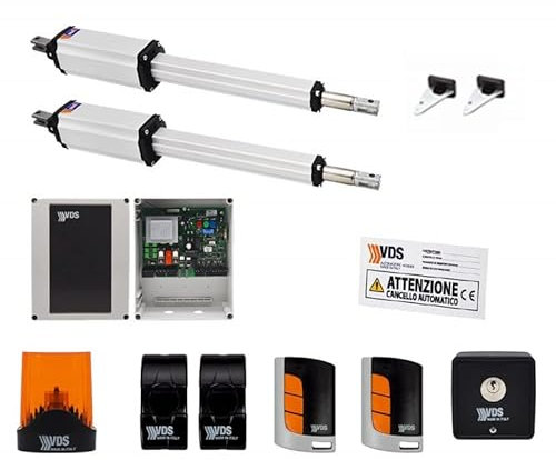 VDS LINEAR 11 500 230V CANCELLO BATTENTE 2 ANTE IRREVERSIBILE CORSA 500 MM ANTA MAX 3 MT - ML0156