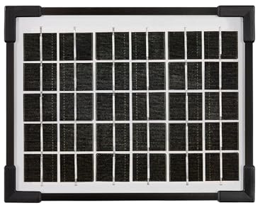 RING 5W Solar Panel Battery Maintainer with Crocodile Clamps | Monocrystalline Solar Cells, 18V, 0.28A Output, Ideal for Vehicles, Easy Installation, IP65 Rated for Outdoor Use