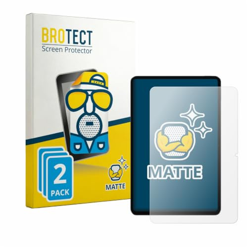 BROTECT Schutzfolie für Xiaomi Pad 6 | 2 Stück Entspiegelnder Displayschutz Made in Germany Matte Displayschutz-Folie Anti-Reflex Anti-Fingerprint Einfache Montage