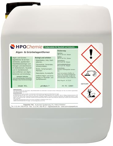 HPOChemie Algen- & Grünbelagentferner (2 x 10 Liter)