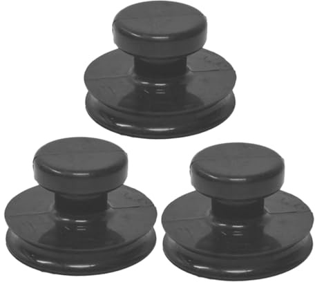 TOYANDONA Singing Bowl Suction Cups Sound Bowl Handle Meditation Lifting Handle Strong Suction Attachment for Tibetan Singing Easy to Use 3 Pieces