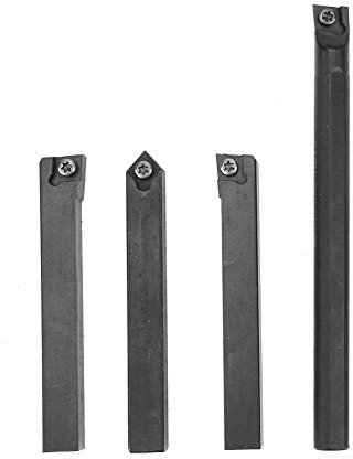 Herramientas de Torneado de Torno, Herramientas de Corte de Torno de Metal S12m 10 Piezas Insertos SCLCR09 SCLCL1212H09 SCMCN1212H09 Portaherramientas de Torneado de Torno