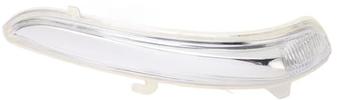 Akozon Carcasa de Luz de Señal de de Espejo 1607512680 Carcasa de Lámpara Indicadora Impermeable del Lado Derecho para Reemplazo 208 2008