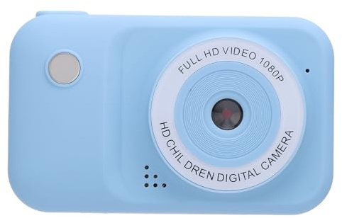 Videocamera Digitale 1080P 3MP Anteriore Posteriore HD Doppio Obiettivo Autofocus Fotocamera Digitale Compatta Carina con Schermo da 2 Pollici Funzione Giochi MP3 per Regali di