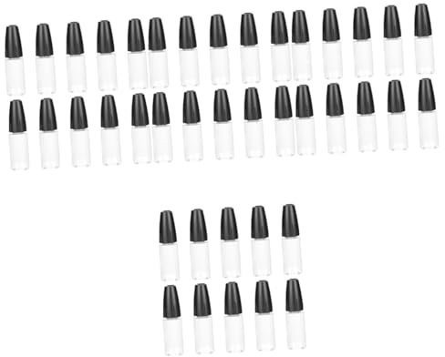 iplusmile 40piezas Botellas De Squeeze Transparentes De Punta Aguja Para Aplicación Precisa De