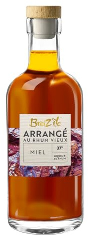 Breiz'Ile - L'arrangé au rhum Vieux - Liqueur au rhum Miel - 37% vol. 50cl