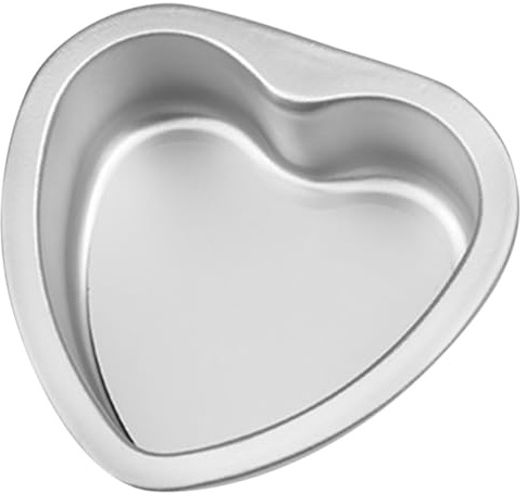 UKCOCO Moule à Gâteau Aluminium Détachable Forme De Cœur Plat De Antiadhésif Pour Gâteaux Et Cheesecakes Outil De Pâtisserie Pratique
