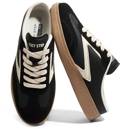 LUCKY STEP Zapatillas Mujer Tipo Mula Sin Talón, Deslizantes, Cómodas para Invierno y Casual, Estilo Retro