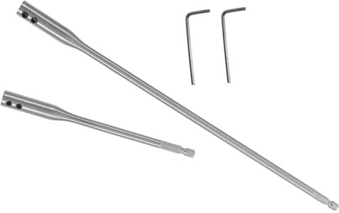 Gadpiparty Bohrerverlängerungsset 4 Stück 150/300mm Sechskant Verlängerungsstangen Aus Stahl Für Holzbohrer Handwerkzeuge Schraubarbeiten in Schwer Zugänglichen Bereichen