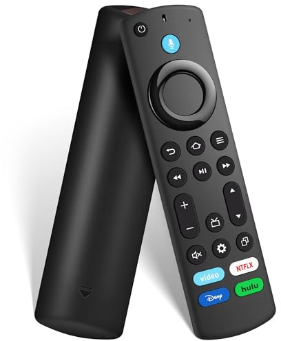 Telecomando per Smart Stick Fire (HD, 4K, 4K Max, Lite), TV Cube, telecomando per Hisense, TCL, Insignia, Omni, QLED Series Fire Smart TV con voce