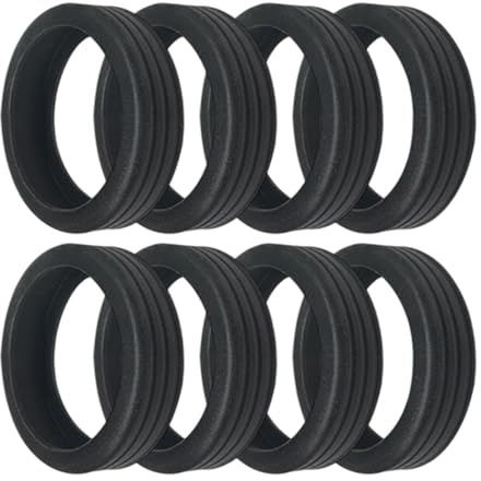 La protezione per ruote in silicone copre 8 pezzi antigraffio e rumore | Set di scarpe con ruote per valigia, tappi per assorbimento degli urti, da viaggio universali p, Come immagine 1, Se