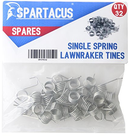 Spartacus 32 x Replacement Lawn Raker Scarifier Tines Tynes Fit Qualcast 32