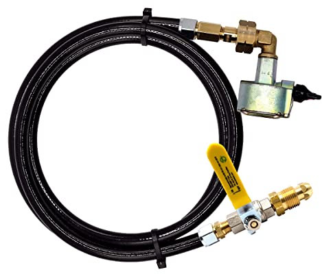 DN Autogas Parts Set di adattatori per bombole di gas GPL GPL per riempire a distanza cilindri vuoti da 27 mm con clip da 1 metro