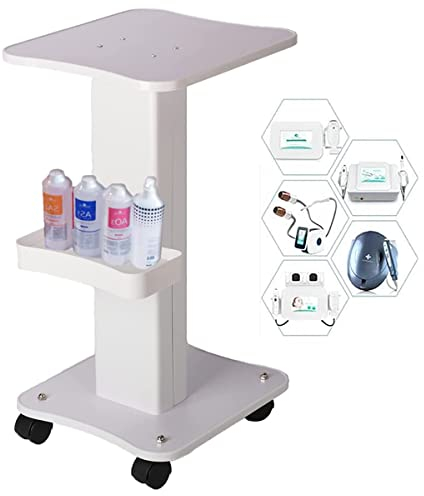 ybaymy Salonwagen Kosmetikwagen - Tragbarer Beauty Salon Trolley Aus ABS Mit Ablagefach & Bremsrad - Spa Salon Friseur Rolling Wagen für Schönheitsinstrument Und Medizinische Zwecke