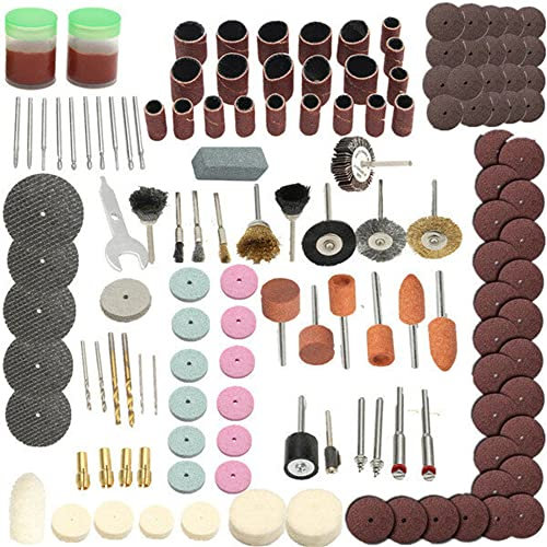 Acofuns Kit d'accessoires pour meuleuse électrique - 142 pièces - Mini perceuse électrique rotative - Outil multifonction