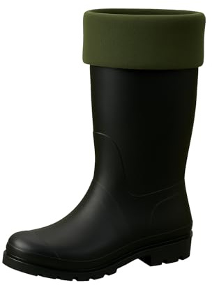 Sock Tec Mens Fleece Wellie Socks Adult Welly Wellington Boot Thermal Liners Warm Outdoor Sock One Size 6-11 (Khaki)