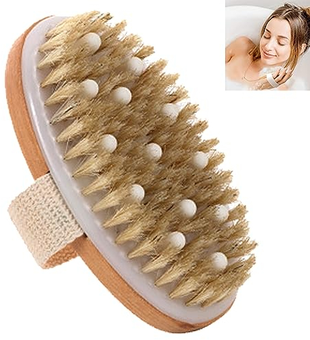 Spazzola Secco Corpo,Spazzole a Secco,Massaggio Corpo Spazzola,Spazzola Esfoliante,Spazzola Scrub,Spazzola per il Corpo,Migliora la Circolazione con Azione Esfoliante 1PC