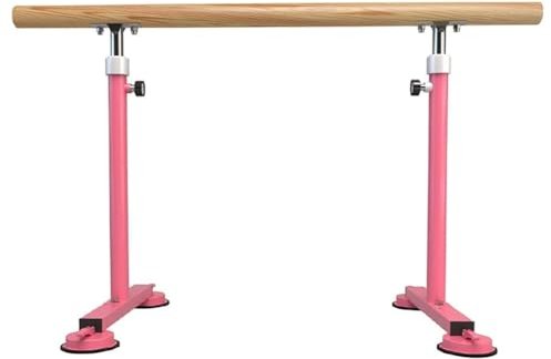 HamoM Ballettstange Tragbare Ballettstange mit Saugnapf aus Stahl, höhenverstellbar von 80–115 cm, Beindruckstange für Erwachsene und Kinder (Size : 2.5M/8.2FT)